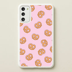 Pretzels - Fast Food Patterns  - Fast Food Patterns Phone Case for Galaxy S20