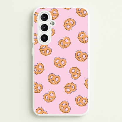 Pretzels - Fast Food Patterns  - Fast Food Patterns Phone Case for Galaxy A14