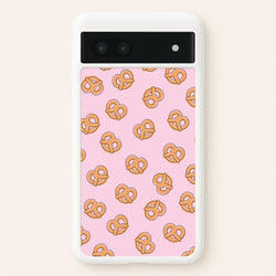 Pretzels - Fast Food Patterns  - Fast Food Patterns Phone Case for Google Pixel 7a