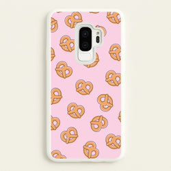 Pretzels - Fast Food Patterns  - Fast Food Patterns Phone Case for Galaxy S9 Plus