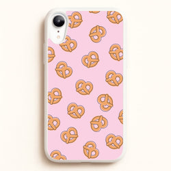 Pretzels - Fast Food Patterns  - Fast Food Patterns Phone Case for iPhone XR
