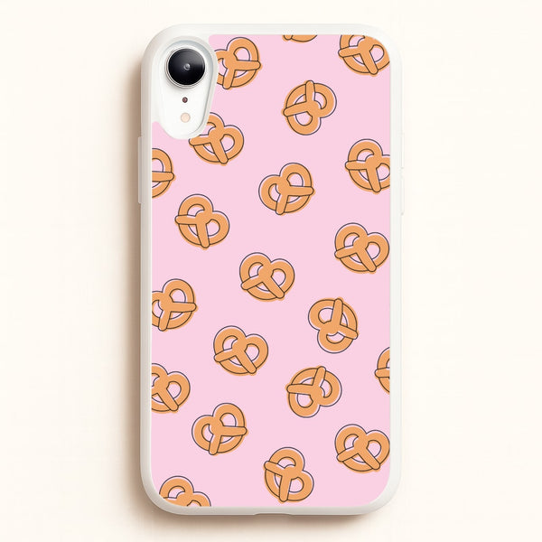 Pretzels - Fast Food Patterns  - Fast Food Patterns Phone Case for iPhone XR