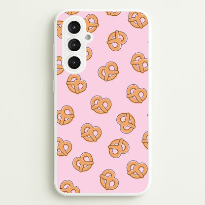 Pretzels - Fast Food Patterns  - Fast Food Patterns Phone Case for Galaxy S23FE