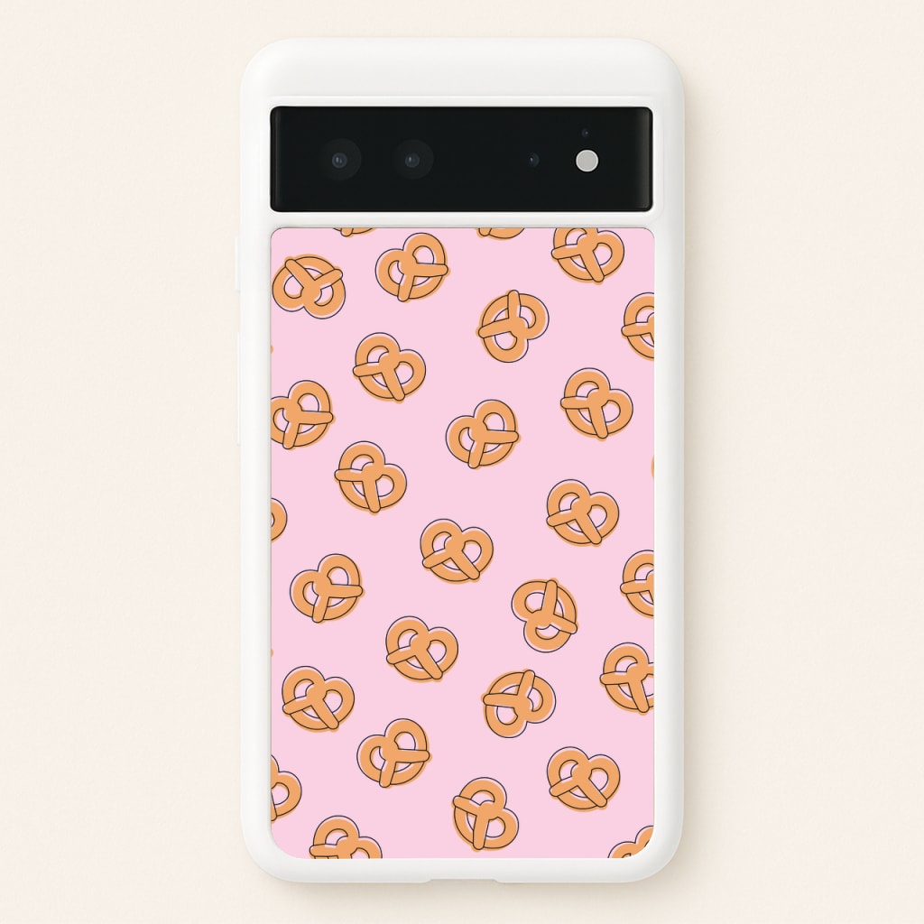Pretzels - Fast Food Patterns  - Fast Food Patterns Phone Case for Google Pixel 6