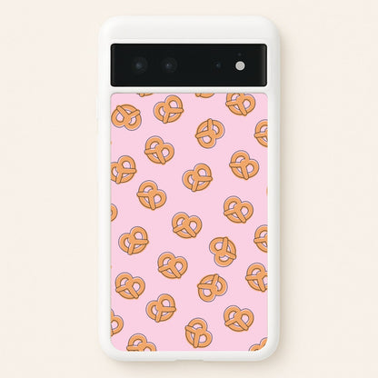 Pretzels - Fast Food Patterns  - Fast Food Patterns Phone Case for Google Pixel 6