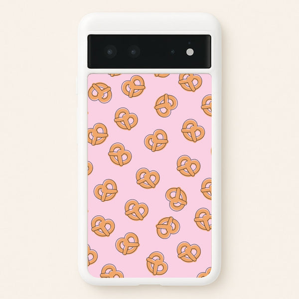 Pretzels - Fast Food Patterns  - Fast Food Patterns Phone Case for Google Pixel 6