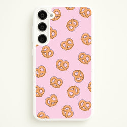 Pretzels - Fast Food Patterns  - Fast Food Patterns Phone Case for Galaxy S23 Plus