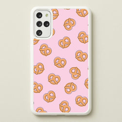 Pretzels - Fast Food Patterns  - Fast Food Patterns Phone Case for Galaxy S20 Plus