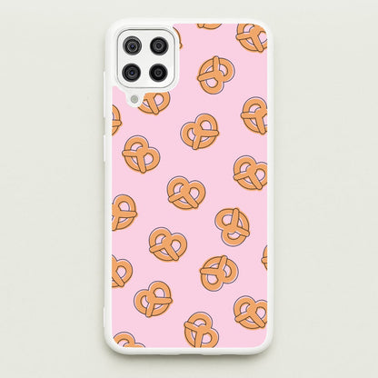 Pretzels - Fast Food Patterns  - Fast Food Patterns Phone Case for Galaxy A12