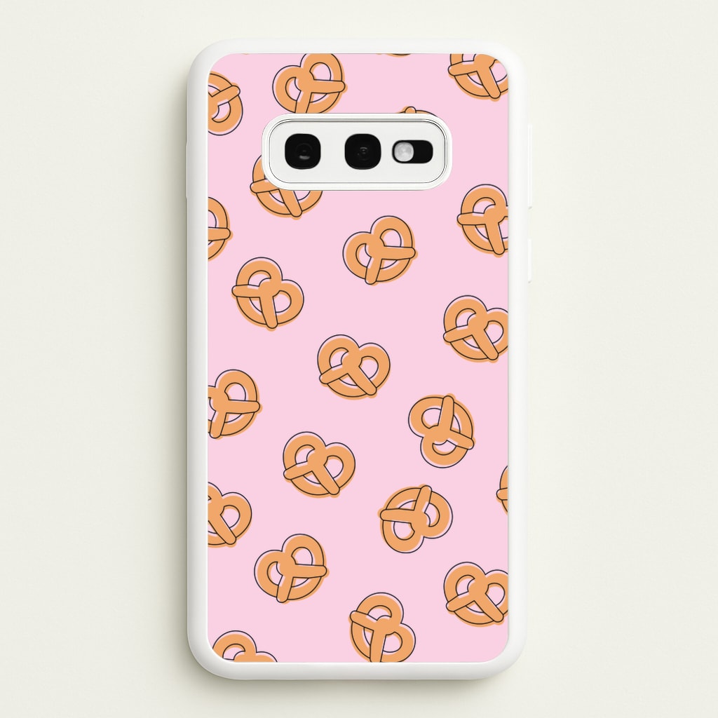 Pretzels - Fast Food Patterns  - Fast Food Patterns Phone Case for Galaxy S10e