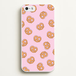 Pretzels - Fast Food Patterns  - Fast Food Patterns Phone Case for iPhone 5 / 5s / SE 2016