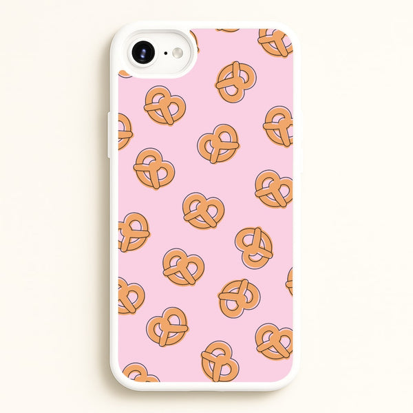Pretzels - Fast Food Patterns  - Fast Food Patterns Phone Case for iPhone 6 Plus / 7 Plus / 8 Plus