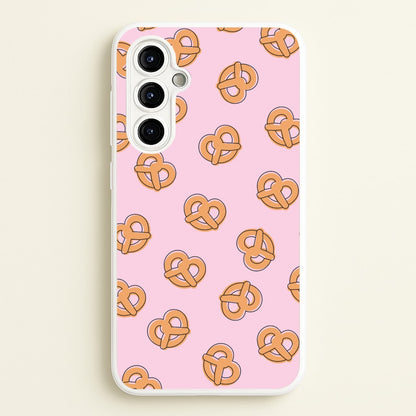 Pretzels - Fast Food Patterns  - Fast Food Patterns Phone Case for Galaxy A54