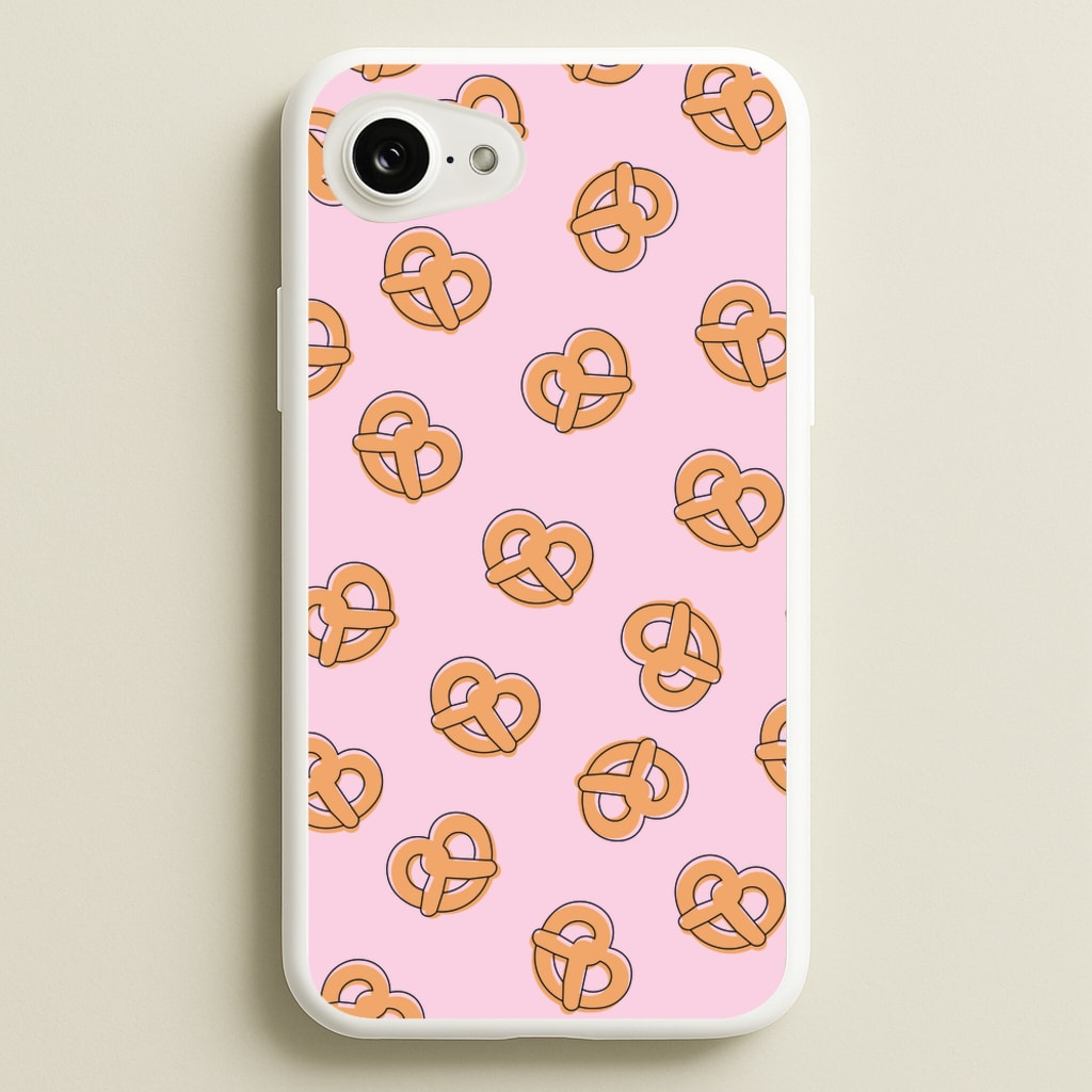 Pretzels - Fast Food Patterns  - Fast Food Patterns Phone Case for iPhone 16e