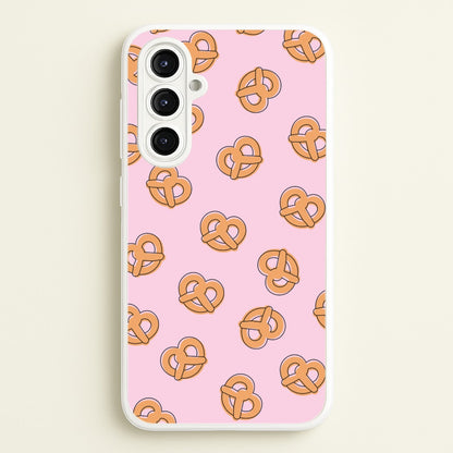 Pretzels - Fast Food Patterns  - Fast Food Patterns Phone Case for Galaxy A16