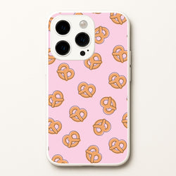 Pretzels - Fast Food Patterns  - Fast Food Patterns Phone Case for iPhone 14 Pro