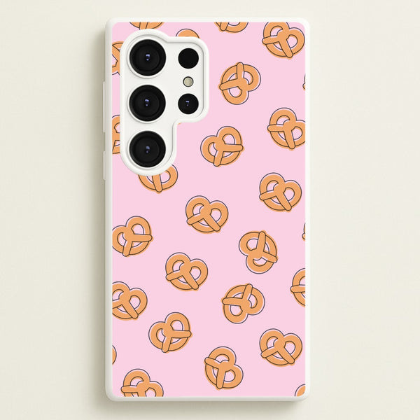 Pretzels - Fast Food Patterns  - Fast Food Patterns Phone Case for Galaxy S25 Ultra
