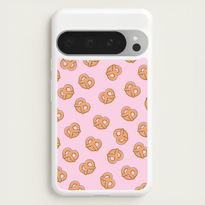 Pretzels - Fast Food Patterns  - Fast Food Patterns Phone Case for Google Pixel 9 Pro XL