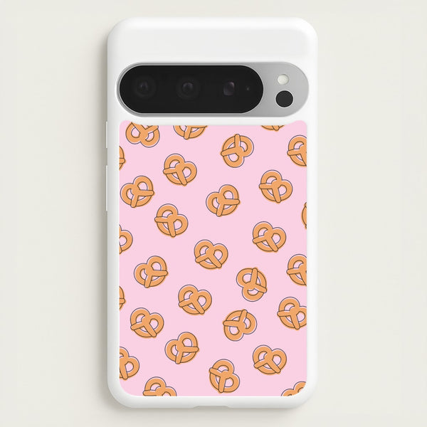 Pretzels - Fast Food Patterns  - Fast Food Patterns Phone Case for Google Pixel 9 Pro XL