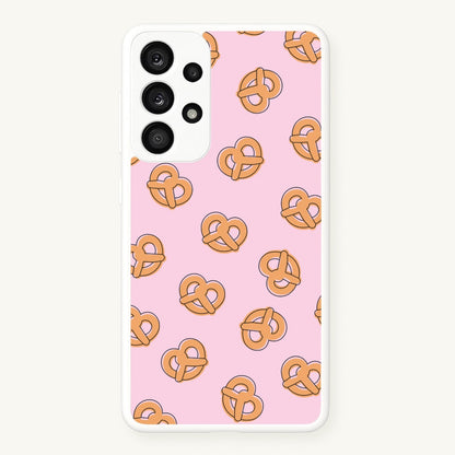 Pretzels - Fast Food Patterns  - Fast Food Patterns Phone Case for Galaxy A53