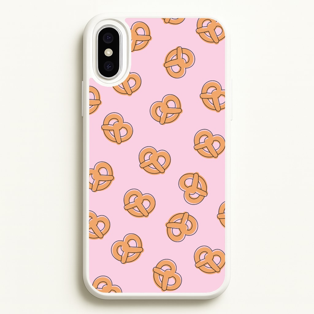 Pretzels - Fast Food Patterns  - Fast Food Patterns Phone Case for iPhone XS Max