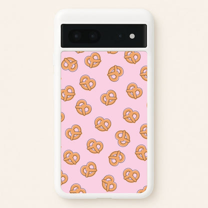 Pretzels - Fast Food Patterns  - Fast Food Patterns Phone Case for Google Pixel 7