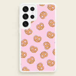 Pretzels - Fast Food Patterns  - Fast Food Patterns Phone Case for Galaxy S23 Ultra