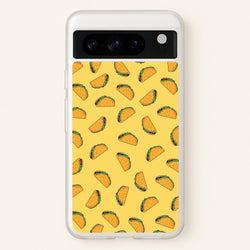 Tacos - Fast Food Patterns  - Fast Food Patterns Phone Case for Google Pixel 8 Pro