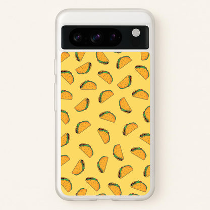 Tacos - Fast Food Patterns  - Fast Food Patterns Phone Case for Google Pixel 8 Pro