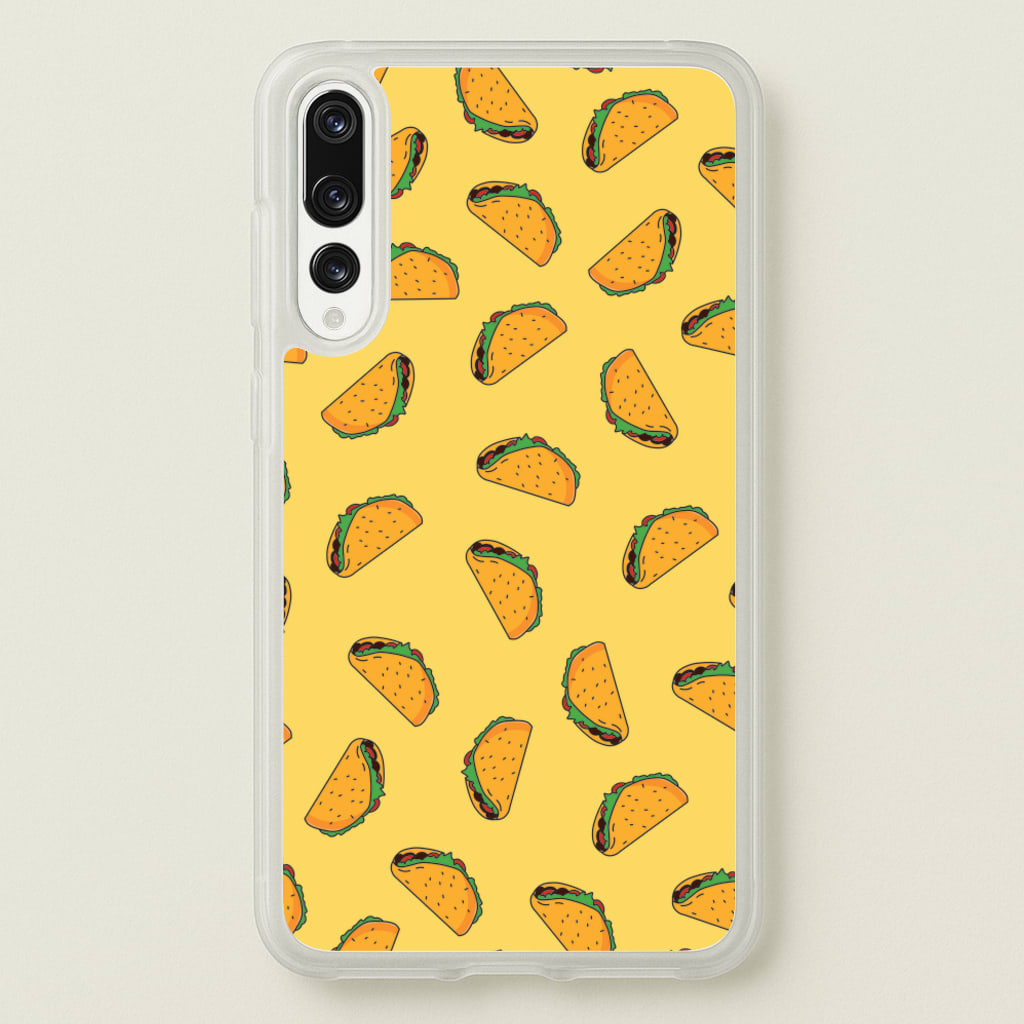 Tacos - Fast Food Patterns  - Fast Food Patterns Phone Case for Huawei P20 Pro