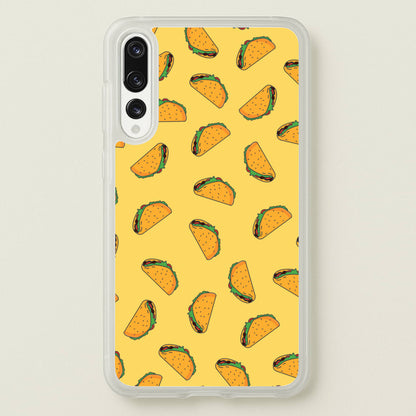 Tacos - Fast Food Patterns  - Fast Food Patterns Phone Case for Huawei P20 Pro