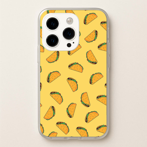 Tacos - Fast Food Patterns  - Fast Food Patterns Phone Case for iPhone 15 Pro