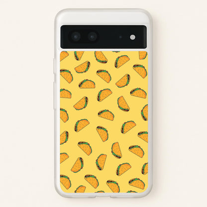 Tacos - Fast Food Patterns  - Fast Food Patterns Phone Case for Google Pixel 7