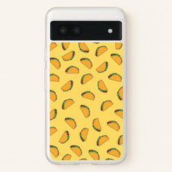Tacos - Fast Food Patterns  - Fast Food Patterns Phone Case for Google Pixel 7a