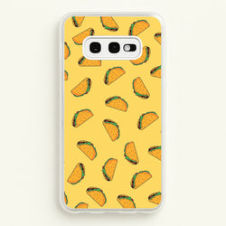 Tacos - Fast Food Patterns  - Fast Food Patterns Phone Case for Galaxy S10e