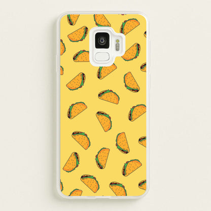 Tacos - Fast Food Patterns  - Fast Food Patterns Phone Case for Galaxy S9