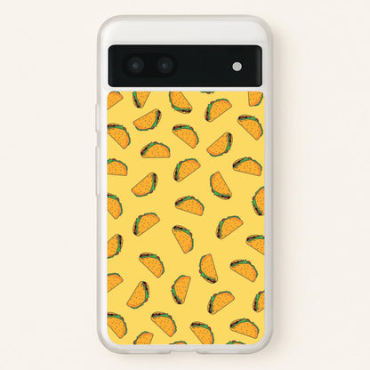 Tacos - Fast Food Patterns  - Fast Food Patterns Phone Case for Google Pixel 6a