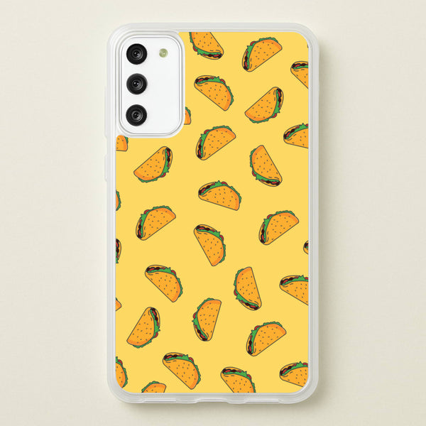 Tacos - Fast Food Patterns  - Fast Food Patterns Phone Case for Galaxy S20FE