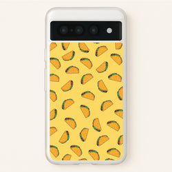 Tacos - Fast Food Patterns  - Fast Food Patterns Phone Case for Google Pixel 7 Pro