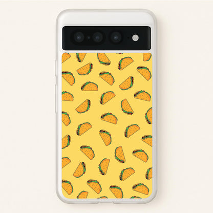 Tacos - Fast Food Patterns  - Fast Food Patterns Phone Case for Google Pixel 7 Pro