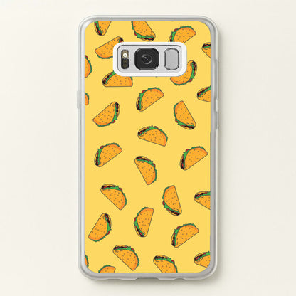 Tacos - Fast Food Patterns  - Fast Food Patterns Phone Case for Galaxy S8