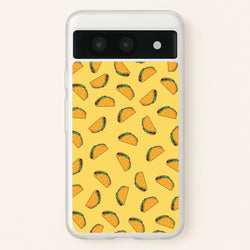 Tacos - Fast Food Patterns  - Fast Food Patterns Phone Case for Google Pixel 8a