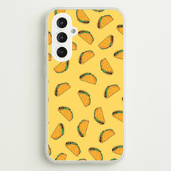 Tacos - Fast Food Patterns  - Fast Food Patterns Phone Case for Galaxy S23FE