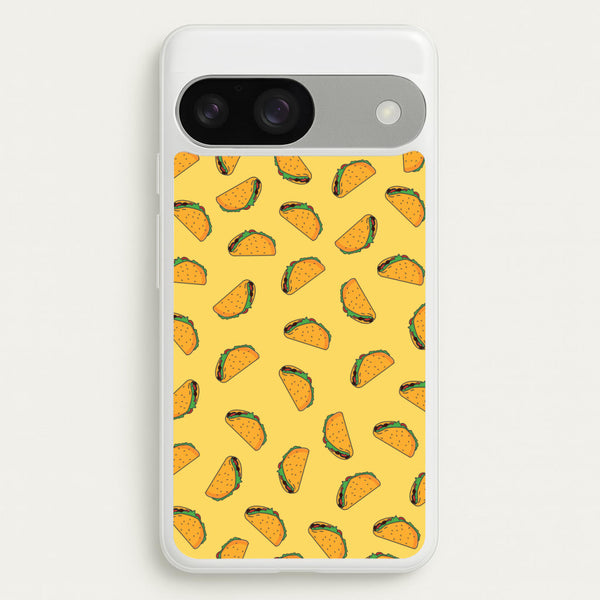 Tacos - Fast Food Patterns  - Fast Food Patterns Phone Case for Google Pixel 9 / 9 Pro