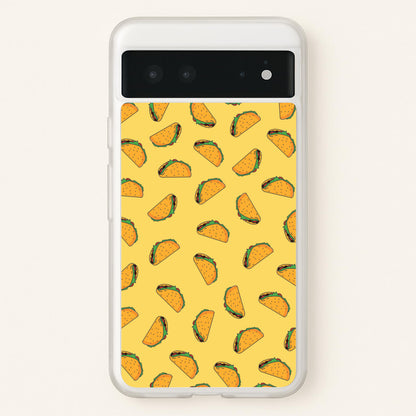 Tacos - Fast Food Patterns  - Fast Food Patterns Phone Case for Google Pixel 6