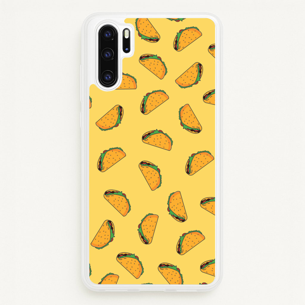 Tacos - Fast Food Patterns  - Fast Food Patterns Phone Case for Huawei P30 Pro