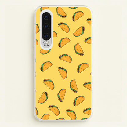 Tacos - Fast Food Patterns  - Fast Food Patterns Phone Case for Huawei P30