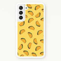 Tacos - Fast Food Patterns  - Fast Food Patterns Phone Case for Galaxy S22 Plus