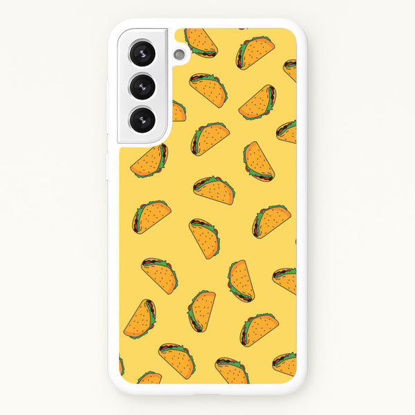 Tacos - Fast Food Patterns  - Fast Food Patterns Phone Case for Galaxy S22 Plus