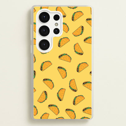 Tacos - Fast Food Patterns  - Fast Food Patterns Phone Case for Galaxy S25 Ultra